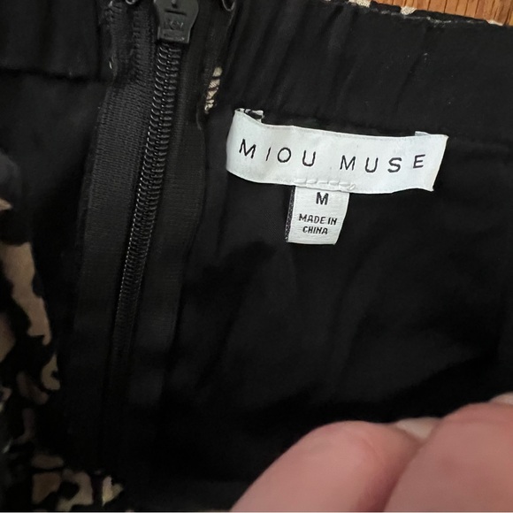 Miou Muse leopard animal print jumpsuit romper M medium EUC - Picture 3 of 5